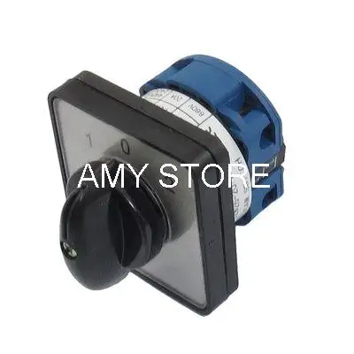 

AC 660V 20A ON/OFF/ON 4 Terminal Self Locking Combination Changeover Switch