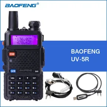 Baofeng UV-5R портативная рация UV5R UHF VHF Двухдиапазонная двухсторонняя рация 5r переносные рации Ham CB радиоприемник