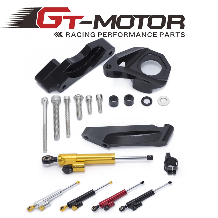 GT Motor Motorcycle Full set CNC Steering Damper Stabilizerlinear