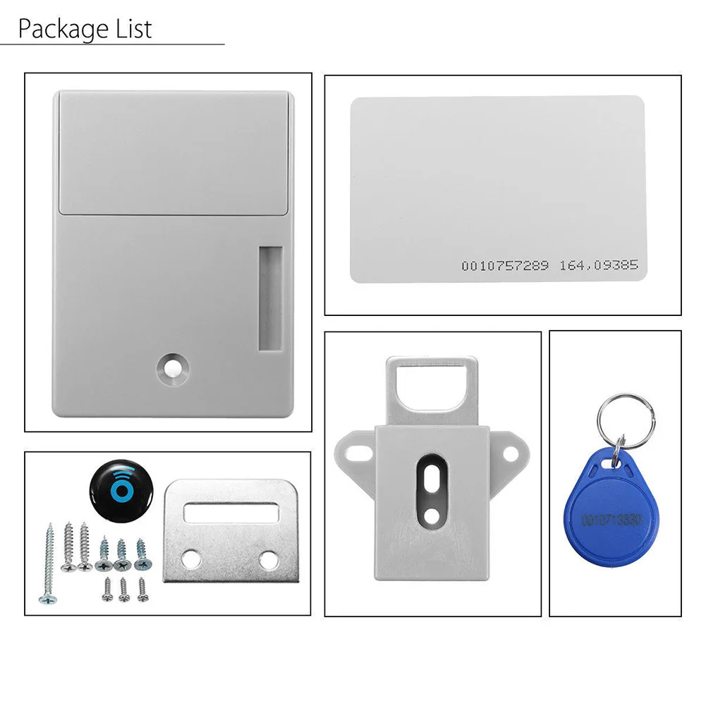 

Battery RFID Cabinet Drawer Lock DIY Digital Portable Keyless Durable Without Perforate Hole SLC88