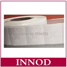 Низкая стоимость пассивный rfid Impinj Monza 4E UHF RFID наклейки с мокрой инкрустация самоклеющаяся бирка gen2 диапазон UHF номер EPC 496 биты большой объем памяти также длинными