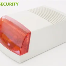 LPSECURITY интеллектуальная домашняя Проводная сигнализация Открытый импульсивный осветитель сирена для беспроводной GSM домашней сигнализации