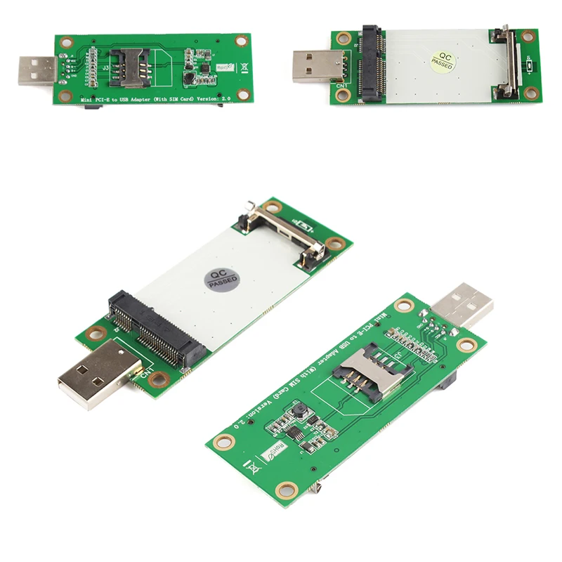 

Mini Wireless PCI-E WWAN Card to USB Adapter Card with SIM Card Slot #87917