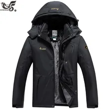 XIYOUNIAO new Outwear Winter Jacket Men Windproof waterproof Hood Male Jacket thicken Warm Men Parkas coat Size L-6XL