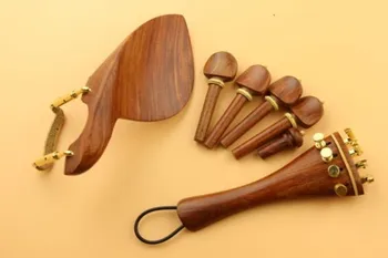 

New top Red sandalwood Luthier violin parts 4/4 full size Violin Accessories