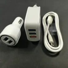 5A ЕС дорожный настенный адаптер 3 напряжение на выходе USB+ Кабель Micro USB+ насадка для зарядки от прикуривателя автомобиля для OUKITEL U8/U7 PRO/K4000/C3/K6000/K10000