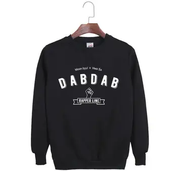 

Kpop mamamoo dabdab angel printing o neck sweatshirt for fans supportive spring autumn pullover hoodies moonbyul