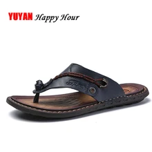 Новинка, летние пляжные сандалии, мужские вьетнамки, Нескользящие мужские сандалии высокого качества, Мужская брендовая Летняя обувь ZHK211