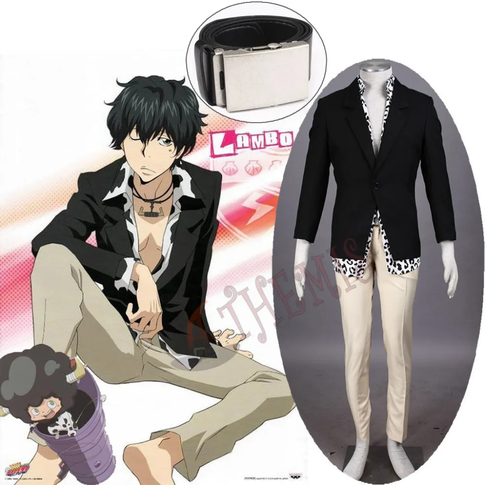 Katekyo Hitman Reborn! Rambo Cosplay Costume