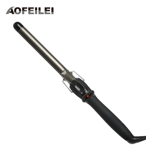 Rolos de Rolos Plugue da ue Limitada Elétrica Cerâmica Cabelo Curling Ferro Varinha Cônica Profissional 360 Rotação Crimper Plana 2020