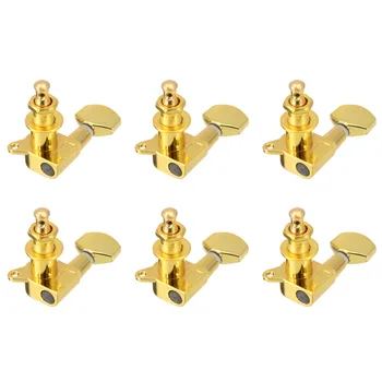 

6 set 6 inline Electric Guitar String Tuning Pegs Key Tuners Machine Heads 6R Guitar Sealed Small Peg Tuning Pegs Tuner Machine