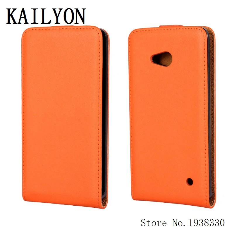 

KAILYON New Luxury Flip Vertical PU Leather Cell Phone Case Cover For Microsoft Nokia Lumia 640 LTE Dual SIM Case Cover Shell Ba