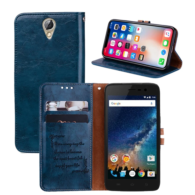 Newest Wallet Case For Vertex Impress Saturn Back Cover 5.0&quot 100% Special PU Leather Flip Phone Bag B02 | Мобильные телефоны и