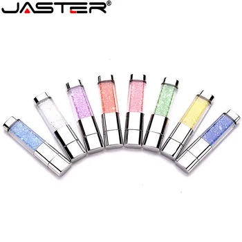 

JASTER hot selling real capacity crystal Article thumb drive 4GB 8GB 16GB 32GB USB 2.0 External Storage USB flash drive