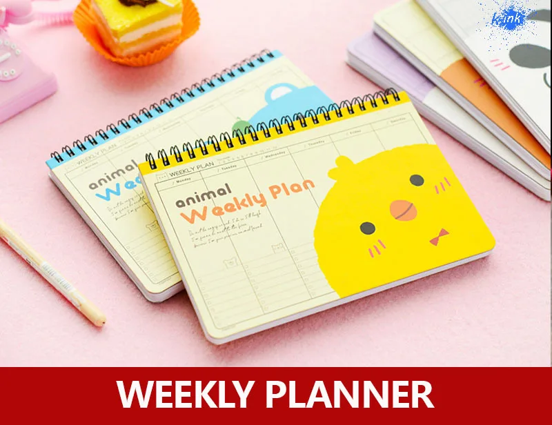 Aliexpress Buy New Daily Planner Animal Weekly Planner As 