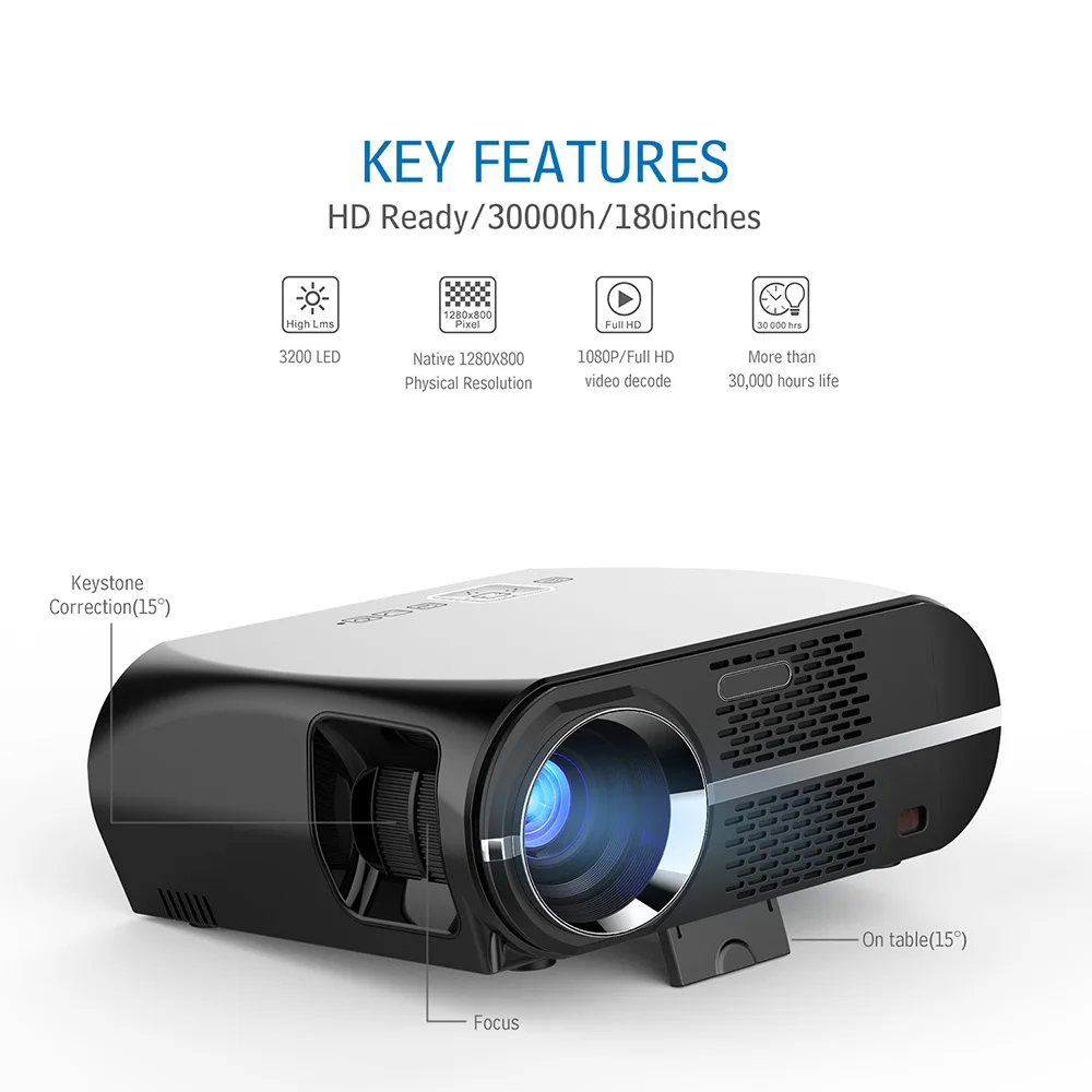 GP100 VIVIBRIGHT-new 720p projector (2)