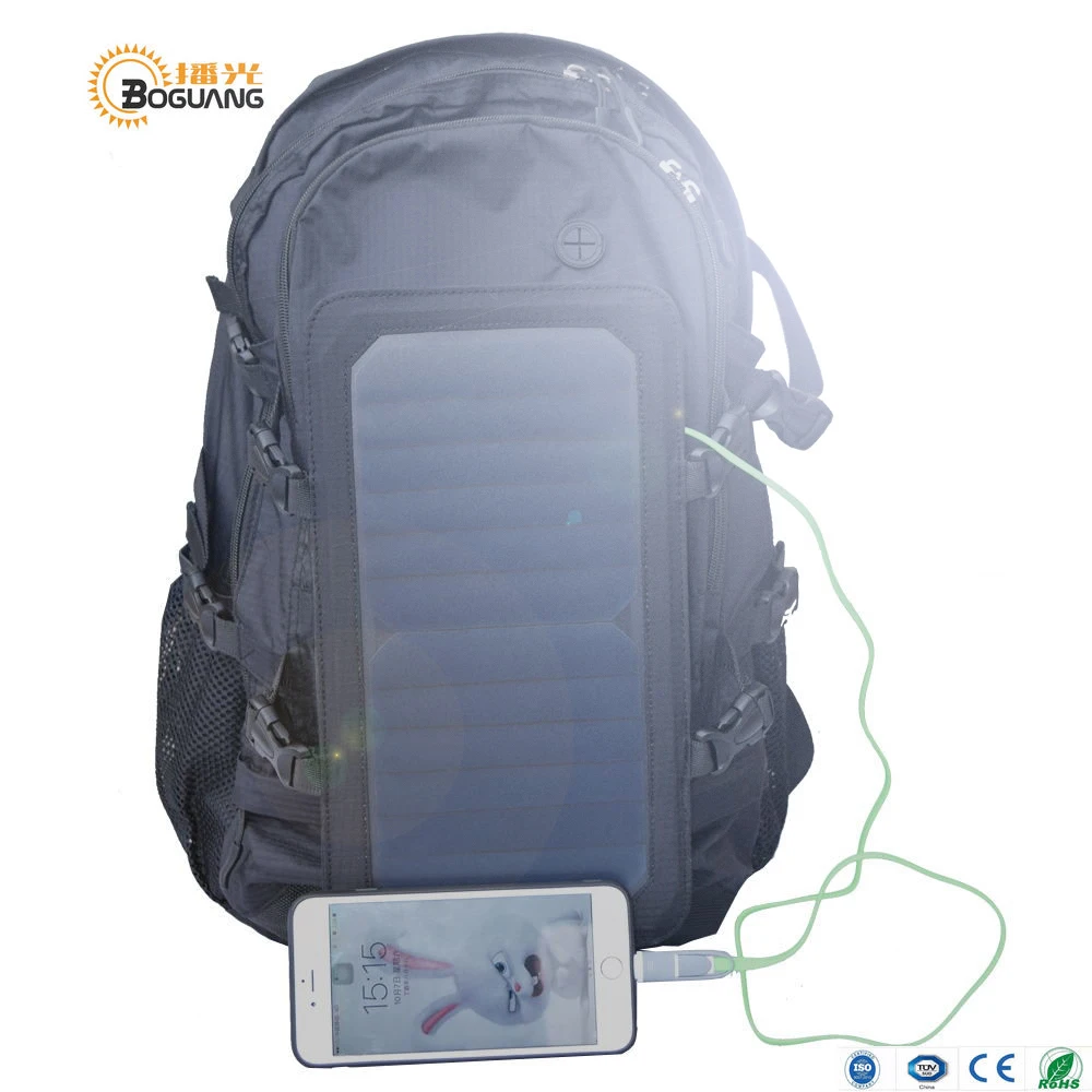 Рюкзак с гибкой солнечной панелью, 6,5 вт, 6 в, 5 в, usb зарядка, большой размер, мужская женская сумка, унисекс, для путешествий, на открытом воздухе, для кемпинга, для школы
