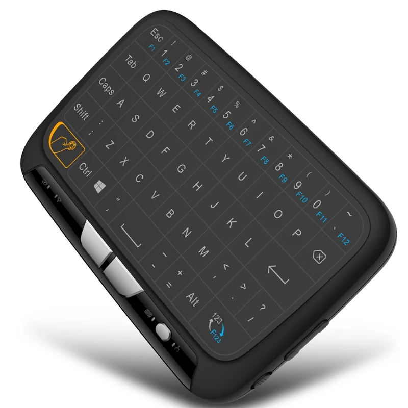 Беспроводная мини клавиатура H18 + 2 4 ГГц QWERTY тачпад мышь Usb подсветка Air Mouse