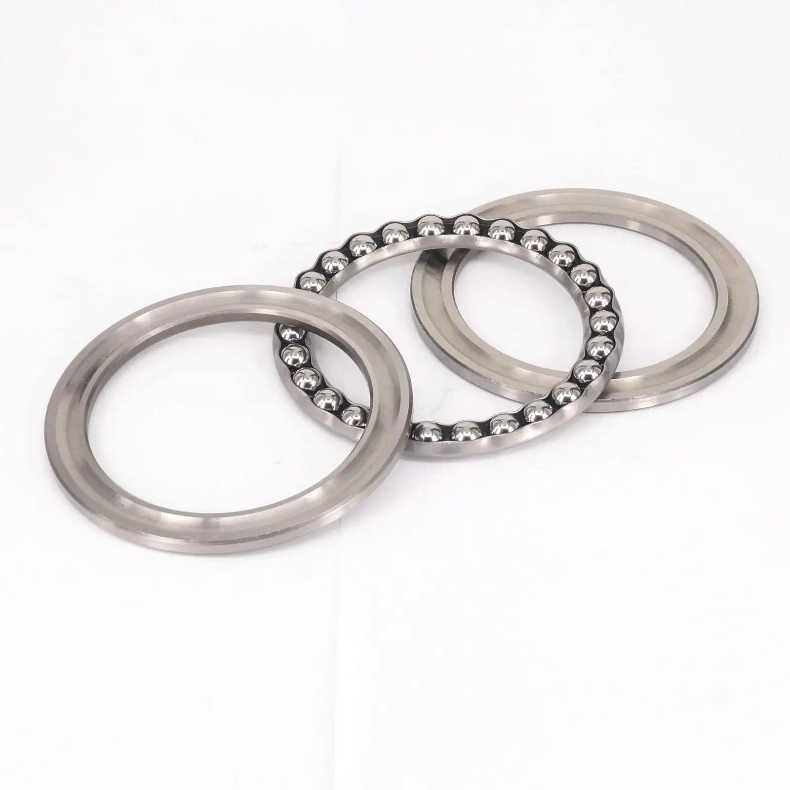 2 Steel Races +1 Cage ABEC-1 51116 80 x 105 x 19mm Axial Ball Thrust Bearing
