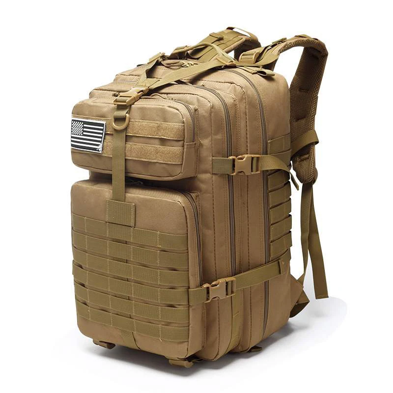Bolsa de Ombro Molle para Escalada ao ar Atualizar Multifuncional Tático Mochila Bolsa Militar Estilingue Livre Caminhadas Acampamento 3 p