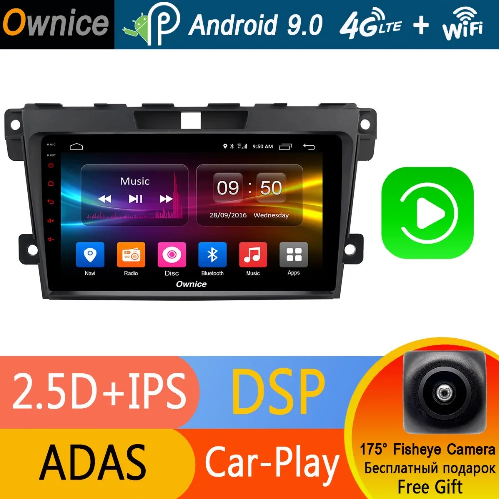 Android 9 0 &quotIPS 8 Core 4G + 32G Автомобильный dvd плеер для Mazda CX 7 Cx CX7 2010 2011 2012 2013 2014 2015 GPS DSP CarPlay
