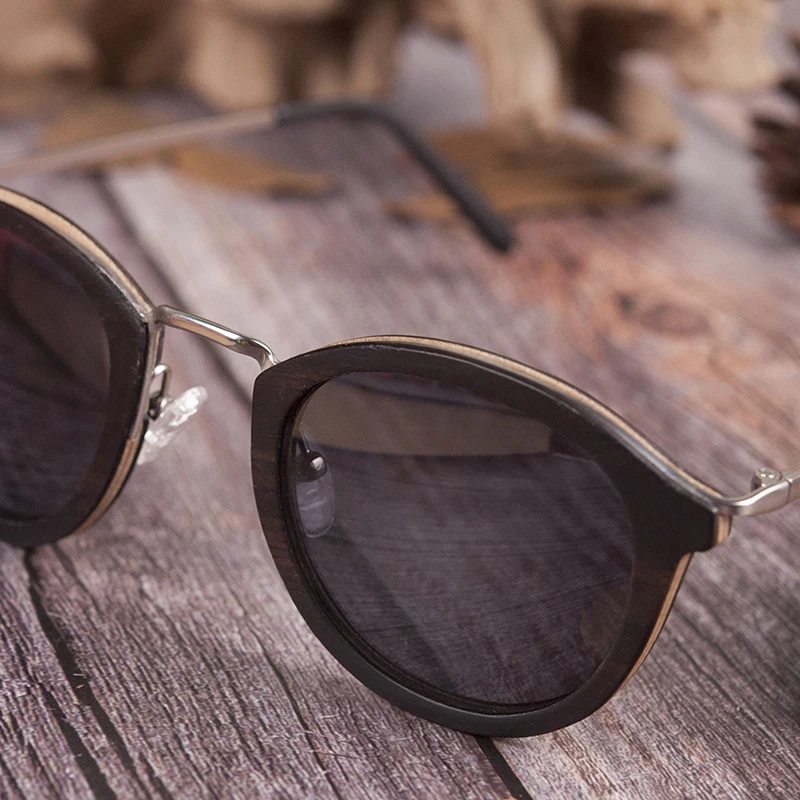 BOBO солнечные очки «Птица» женские поляризованные деревянные солнцезащитные очки в деревянной подарочной коробке W-AG028 Прямая поставка