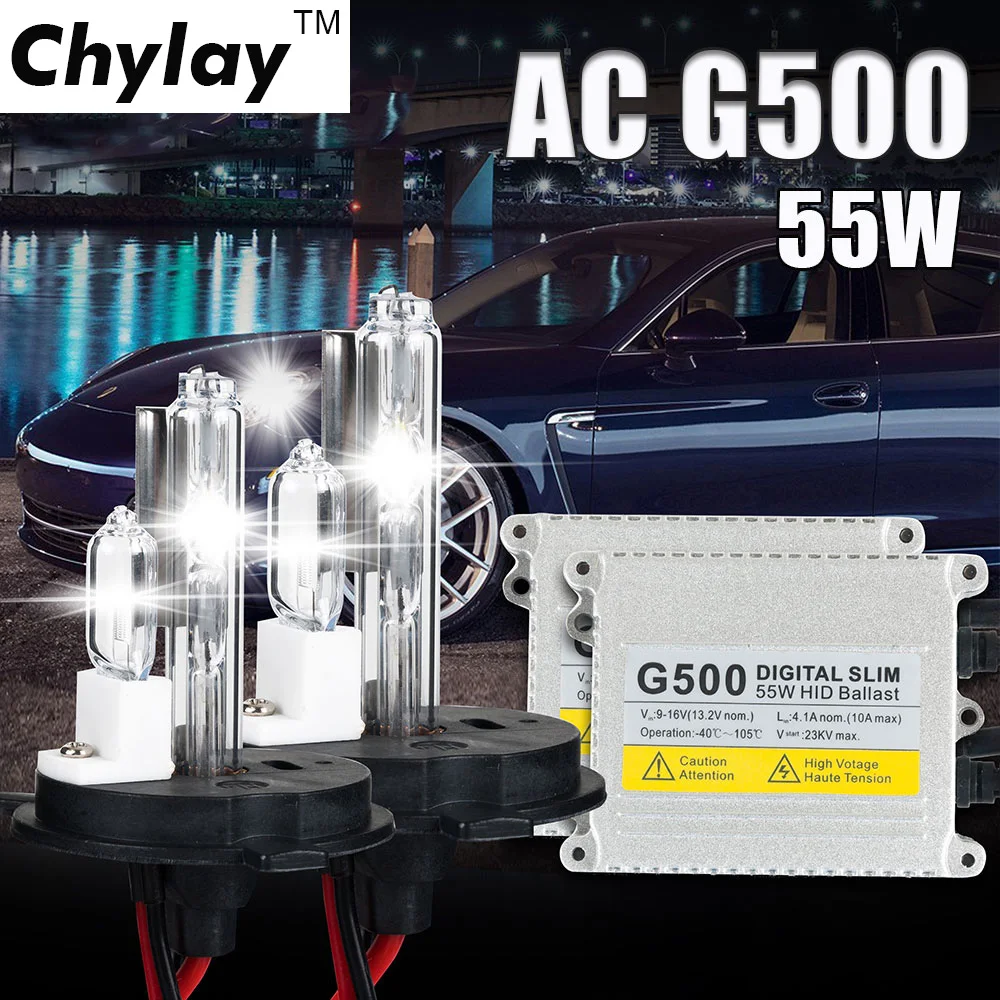 Xenon H4 HID конверсионный комплект с галогеновой лампой 55 Вт Цифровой ксеноновый