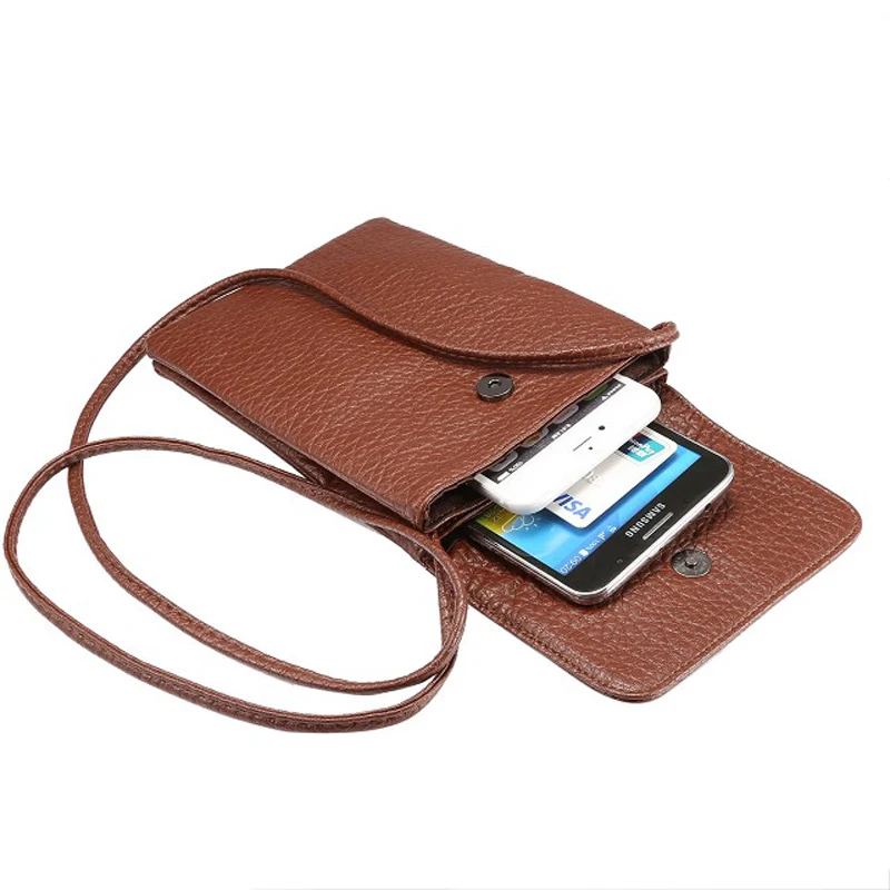 Мини сумка через плечо Чехол-бумажник для сотового телефона кошелек с плечевым ремнем Чехол для iPhone 11 Pro Max 6,5 дюймов сумочка