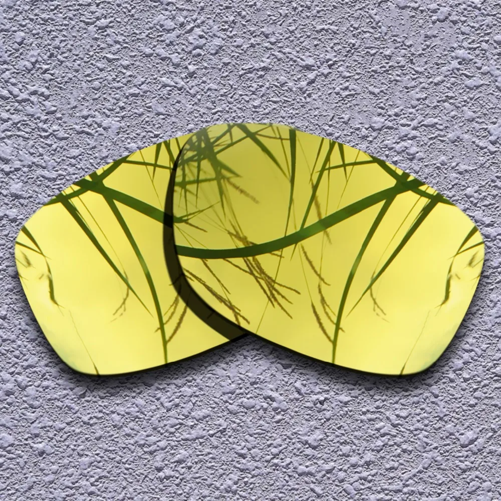24K Golden Polarized Replacement Lenses for Oakley Jupiter Squared