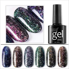 Гель-лак для ногтей база и верхнее покрытие не легко царапается лак с блеском для ногтей Светодиодная лампа для маникюра гель для ногтей стразами 12 Цветов 8 мл Y520
