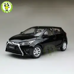 1:18 новой Toyota Yaris L литья под давлением модели автомобиля Черный Цвет