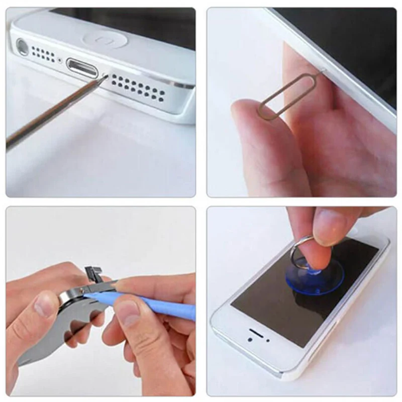 Ferramentas de Abertura Chave de Fenda 11 em 1 Kit para Iphone Kit de Ferramentas de Reparo do Telefone Conjuntos Desmontar 5 5s 6s Inteligente Móvel Conjunto 50 4 4s 8 5 5S 6s inteligente kit de ferramentas