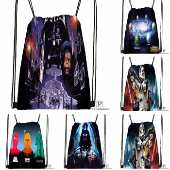 

Custom Star Wars Drawstring Backpack Bag Cute Daypack Kids Satchel (Black Back) 31x40cm#180531-02-52