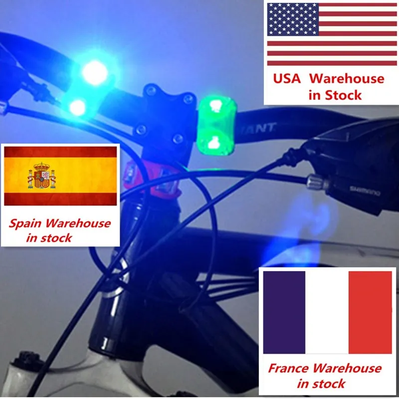 

Aubtec Bicycle Front LED Light Head Front Rear Wheel Bike Lights Waterproof Warning Cycling Lamp Light Bicycle Accessories