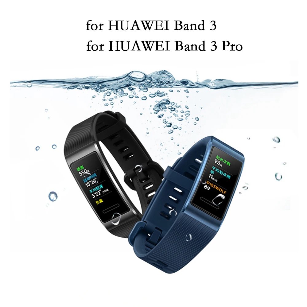 

for Huawei Band 3 / 3 Pro Touchscreen Bluetooth Smart Wristband Metal Frame Amoled Color Display Waterproof Fitness Tracker