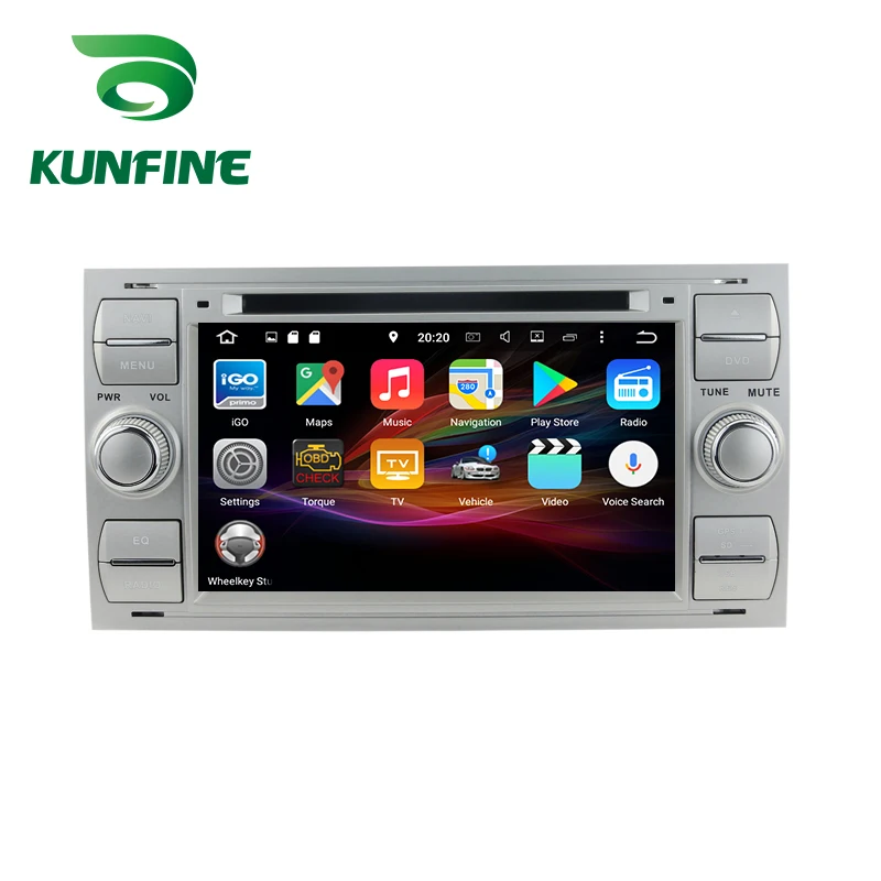 Android Car DVD GPS Navigation Multimedia Player Car Stereo For Ford focus 1999-2008 silver Radio Headunit (4)