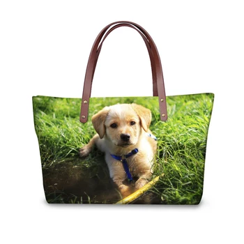 

Brand Designer Women Top-handle Bags Lovely 3D Puppy Dog Printed Tote Cross Body Bags Messenger Bag Bolsas Feminina