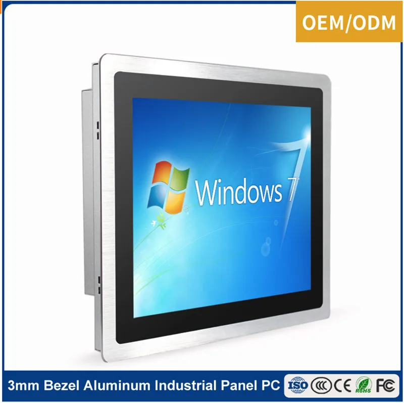 

Embedded 15 inch industrial OEM all in one panel pc with 3mm bezel