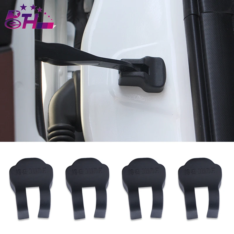

4Pcs Car Waterproof Rust-proof Door Limiting Stopper Cover Sticker For Subaru impreza Forester Tribeca XV BRZ Car Accessories