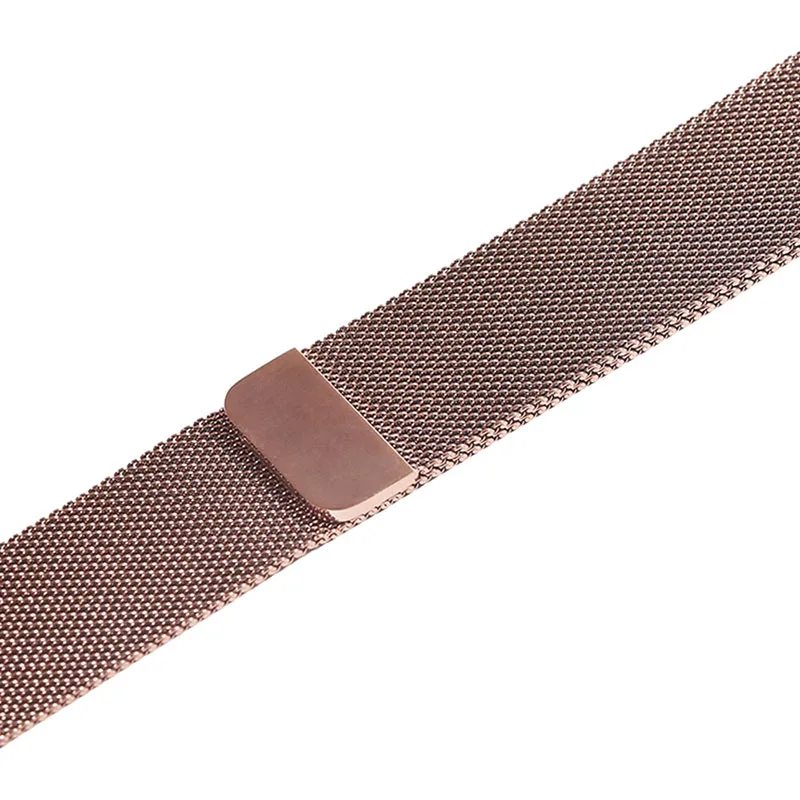 Ремешок для Apple Watch band 4 3 iwatch band 42 мм 38 мм Миланский Браслет из нержавеющей стали для Apple Watch series 1/2/3/4 - Цвет ремешка: 3-pink gold