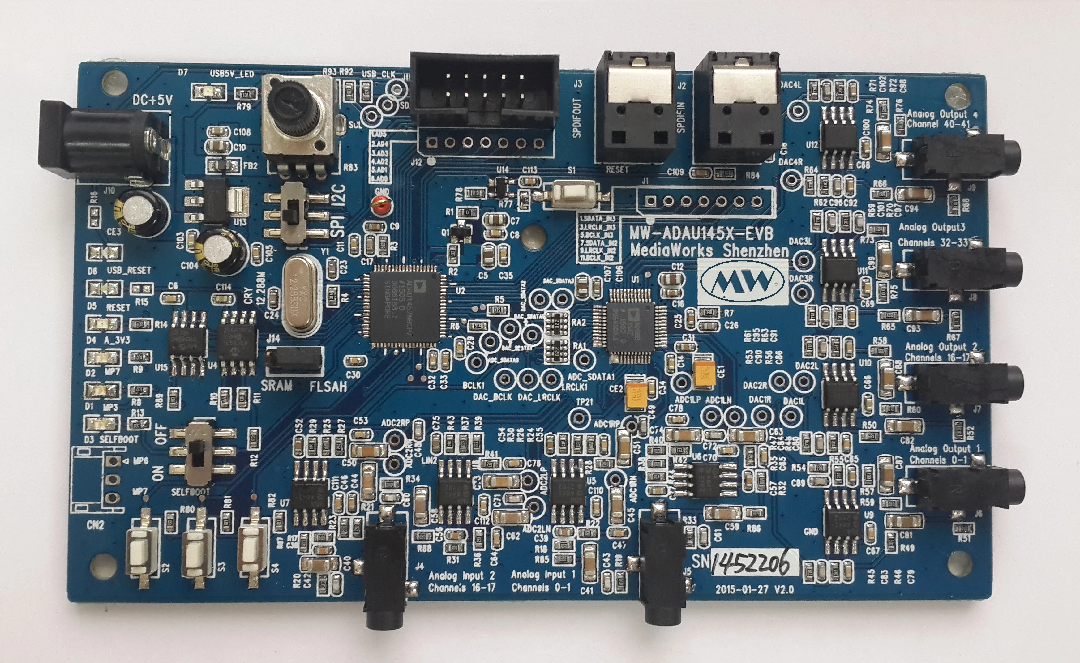 ADAU1452 Development Kit, USBi Plus 1452 макетная плата