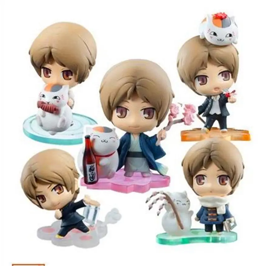 

anime Natsume Yuujinchou set of 6pcs cute pvc figures pvc figures toy