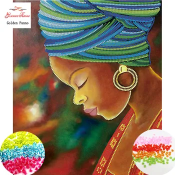 

Golden Panno,beads,Needlework,DIY,bead Cross stitch ,Embroidery stitch,Precise Printed painting,flowers Pattern 09