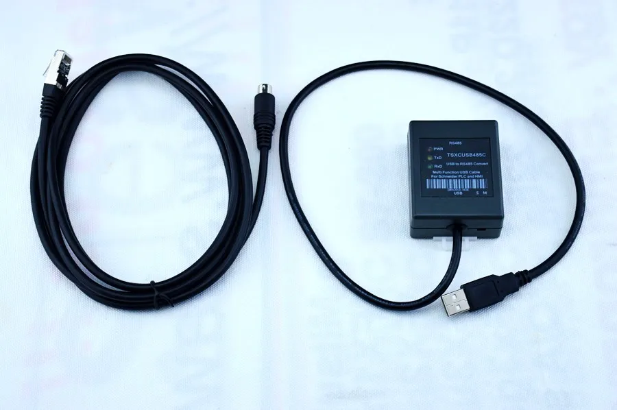  Free shipping TSXCUSB485C TSXCUSB485 USB interface Schneider PLC multifunction programming cable wi