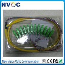 12 шнуров SC волоконно-оптическая пряди APC SM 1,5 M, SM 12 ядер SC/APC распределение Fanout волоконно-оптическая косичка, ПВХ Куртка