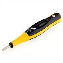LHLL-Цифровой Тестер Напряжения Pen Детектор Вольт Тестер AC/DC 12-250 В со СВЕТОДИОДНЫМ Дисплеем
