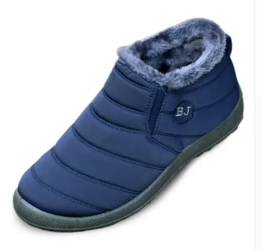 

2019 New Women Winter Shoes Solid Color Snow Boots Cotton Inside Antiskid Bottom Keep Warm Waterproof Ski Boots,size 44