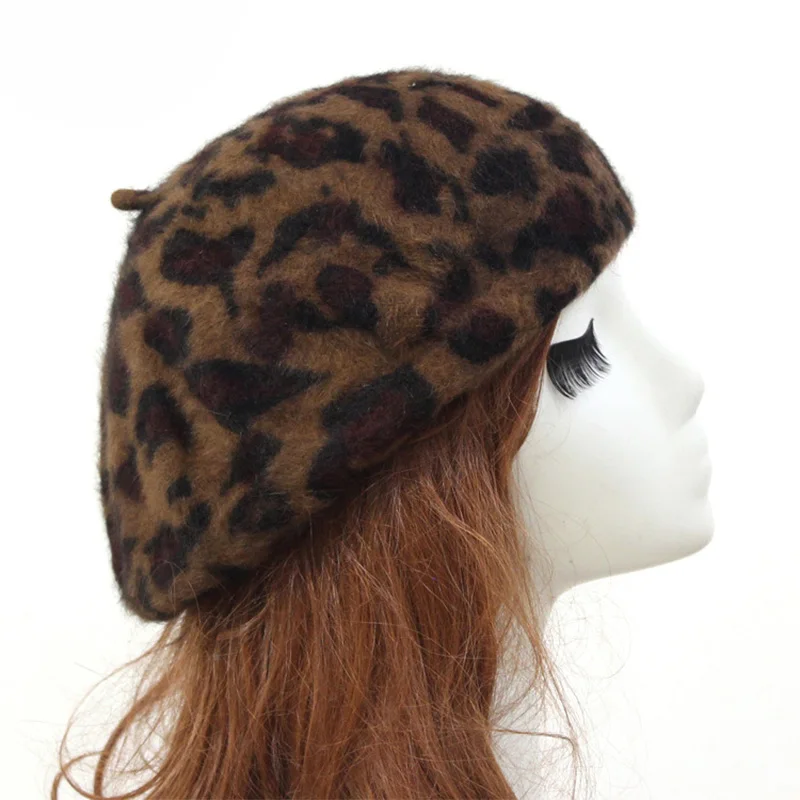 New-Fashion-Women-Beanie-Hat-Cap-Autumn-and-Winter-Hats-Female-Ladies-Rabbit-Fur-Angora-Leopard (1)
