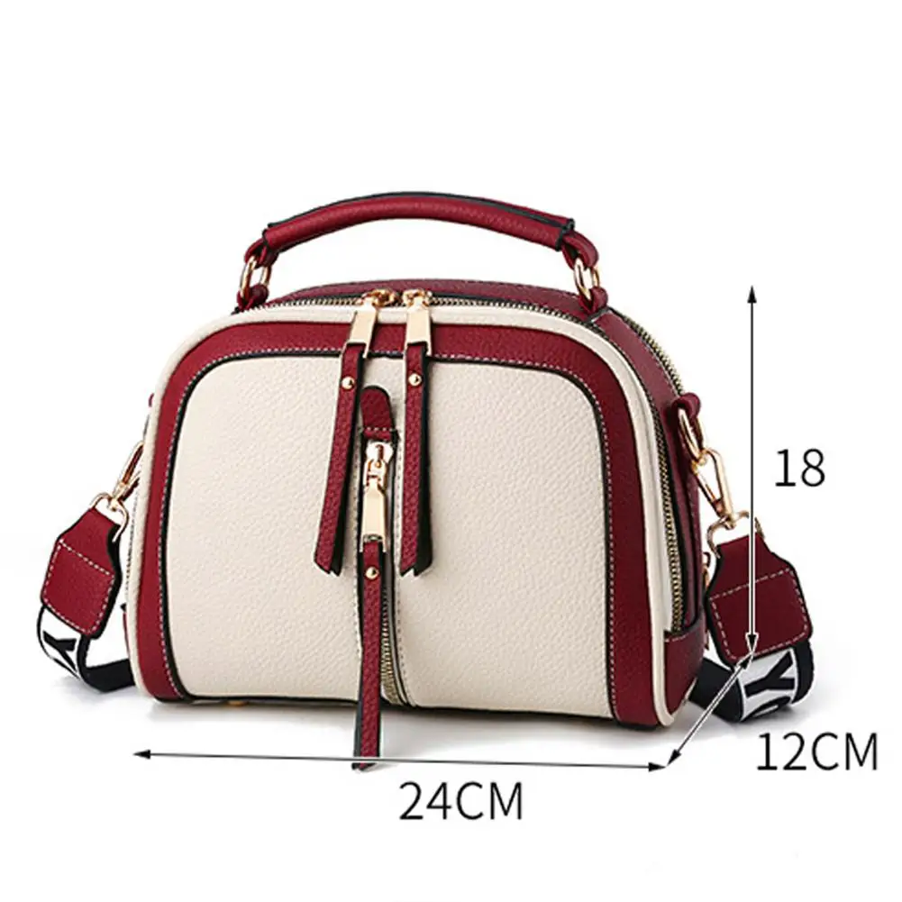 PinShang Saco Single ombro Bolsa de Couro Da Forma Das Mulheres Simples