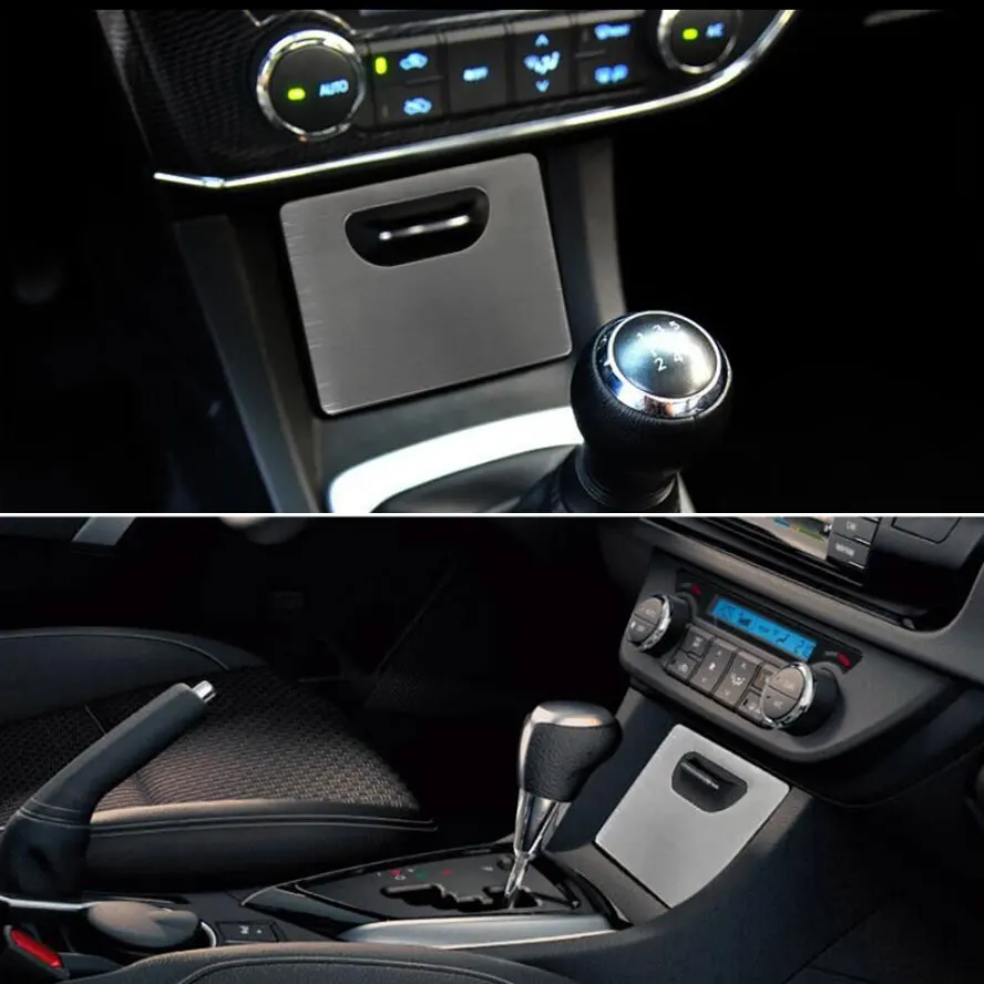 

For Toyota Corolla 2014 Stainless Steel Centre Console Cigarette Cigar lighter Panel Modified Decoration Cover Trim Car Styling
